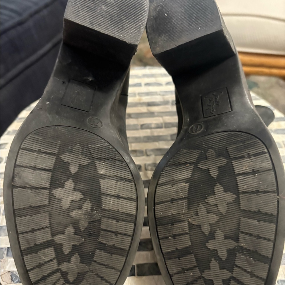 Crown vintage by Born Black leather Ankle Boots size 7.5 - Picture 8 of 8